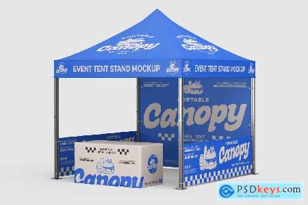 High-Resolution Advertising Tent Mockup