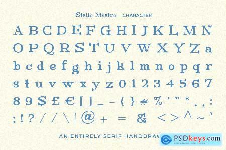 Handdrawn Serif - Stello Mastro