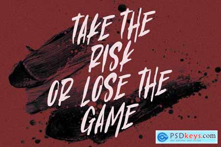 Crawn Migeos Brush Display Font