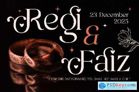 Elysian  Luxury Wedding Font