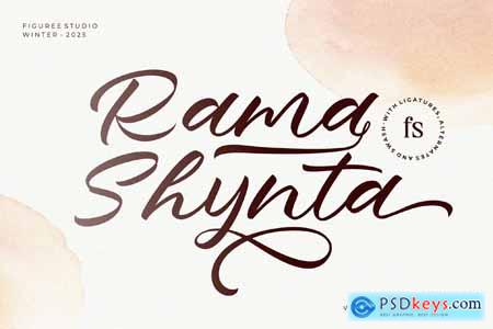 Ramashynta  Romantic Script Font