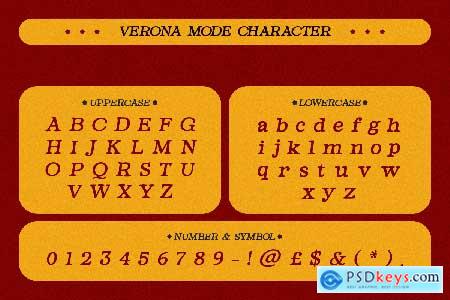 Retro Slab Serif - Veronia Mode