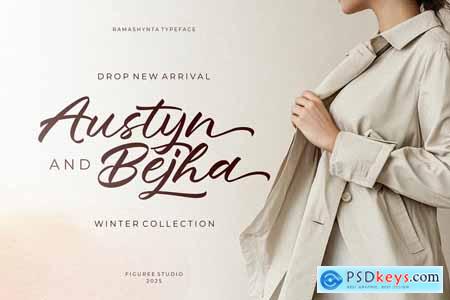 Ramashynta  Romantic Script Font