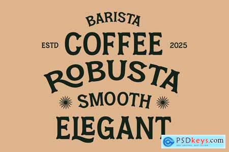 Locatro - Western Display Typeface Font