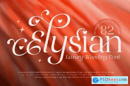 Elysian  Luxury Wedding Font