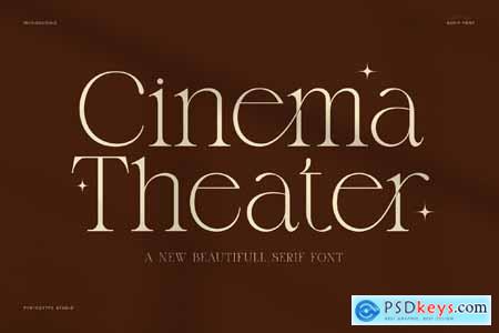 Cinema Theater Elegant Serif Font
