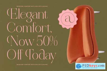 Reaons - Elegant Thin Serif Font