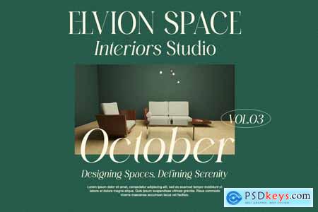 Sesbania - Minimal Modern Logo Branding Serif Font