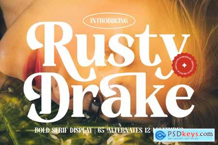 Rusty Drake - Bold Serif Display