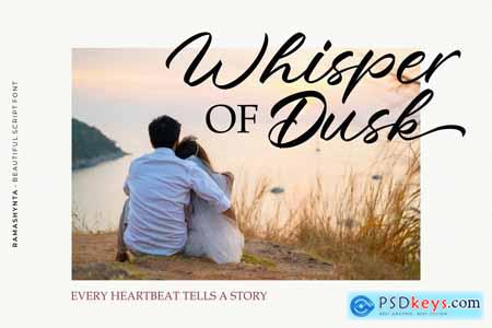 Ramashynta  Romantic Script Font