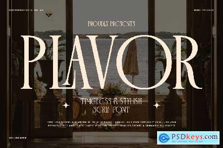 Plavor  Timeless Elegant Serif Font