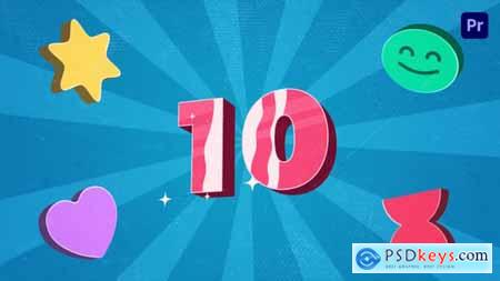 Funky Countdown Intro Opener - Premiere Pro 60548222