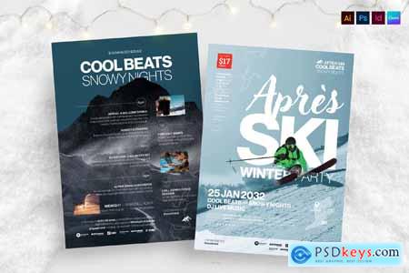 Apres Ski Flyer Template