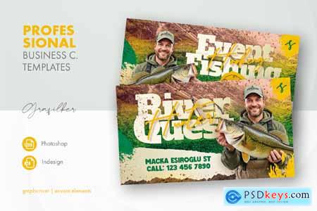 Fishing Event Business Card Templates