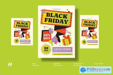 Fun Modern Black Friday Flyer