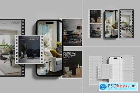 Instagram Film Frame Mockup