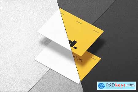 Realistic Business Card Mockup