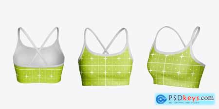 Seamless Womens Sport Bra Mockup