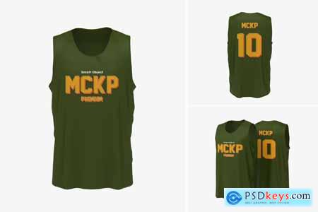 Sleeveless T-Shirt Mockup