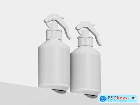 High-Quality Spray Bottle Mockup