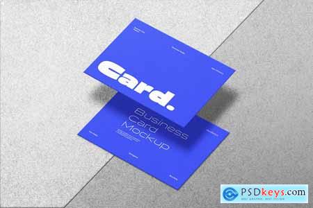 Realistic Business Card Mockup