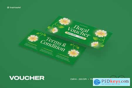 Floral Shop Promotion Voucher