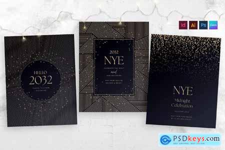 Luxury New Years Eve Party Flyer Poster Template
