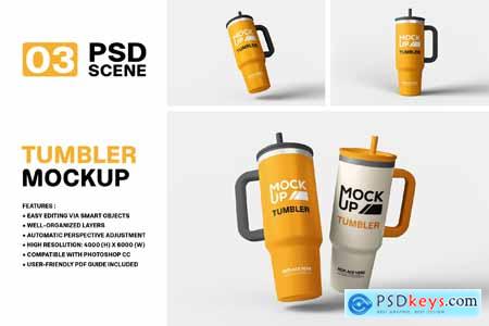 High Quality Tumbler Mockup