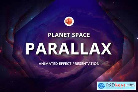 Animated Parallax Effect Galaxy Space Powerpoint
