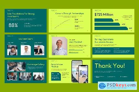 Clean Pitch Deck Google Slides