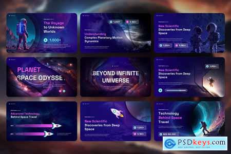 Animated Parallax Effect Galaxy Space Powerpoint
