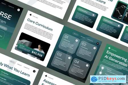 AI Course Learning Power Point Template