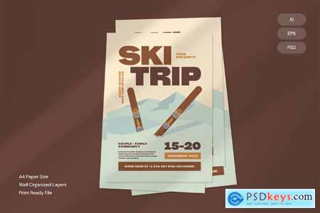 Ski Race - Flyer