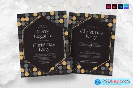 Christmas Invitation Flyer Template