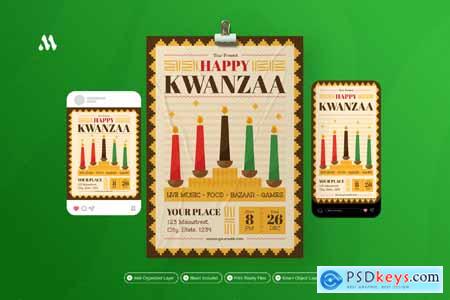 Happy Kwanzaa - Flyer Set
