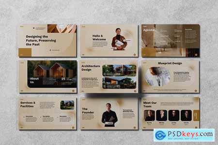 Architecture Glassmorph Powerpoint