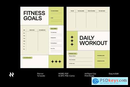 Elegant Workout Planner