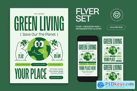 Green Living Flyer