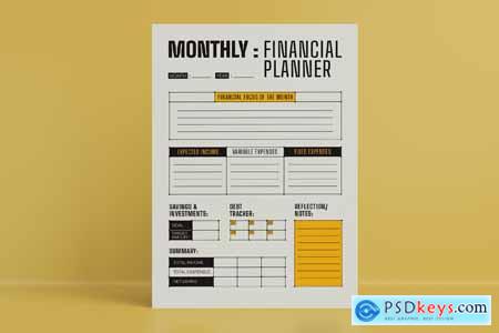 Monthly Financial Planner