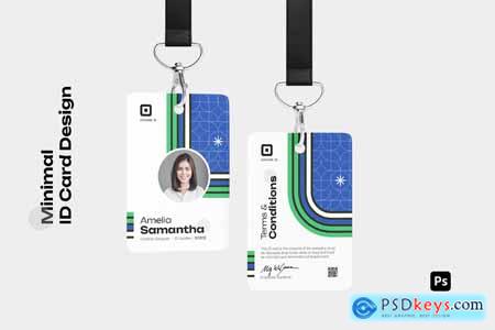 Employee ID Card Template Vol 17
