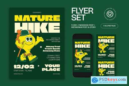 Nature Hike Flyer E9QUVBH