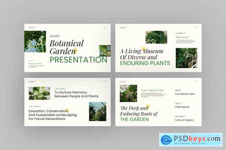 Floravine Botanical Garden PowerPoint Presentation