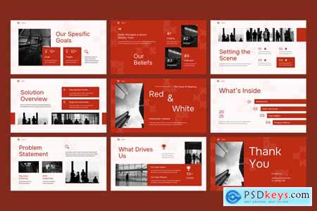Red and White PowerPoint