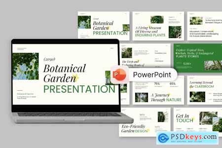 Floravine Botanical Garden PowerPoint Presentation