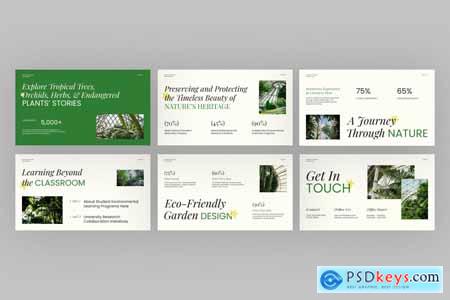 Floravine Botanical Garden PowerPoint Presentation