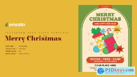 Christmas Instagram Post Portrait  Creative After Effects Video Template 60809733