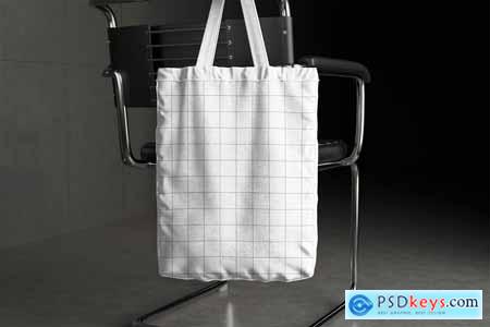 High Quality Canvas Tote Bag Mockup