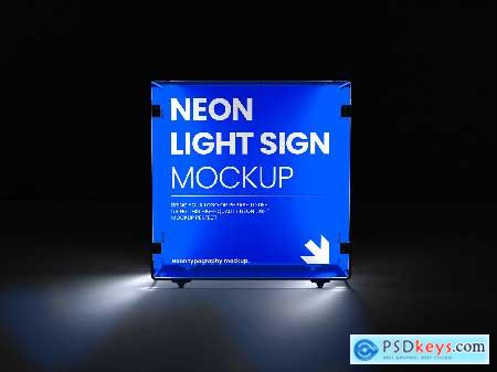 Neon Sign Mockup