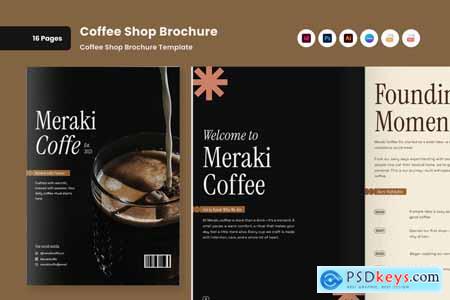 Premium Caf&#233; Marketing Brochure