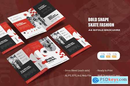Bold Shape Skate Fashion - Bifold Brochure